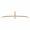 Ekena Millwork Bellingham Smooth Timber Gable Bracket, Douglas Fir, 96"W x 20"H x 3 1/2"D x 3 1/2"F, 5/12 Pitch GBW096X20X0404BEL00SDF - alternate 1